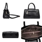 sac motif croco pour femme