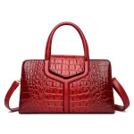 sacs à bandoulière motif croco de haute qualité