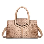 sac motif croco élégant
