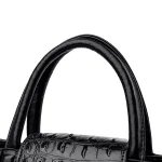 sac bandoulière motif croco intemporel